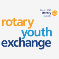 Women's Supply Hoodie with colour Rotary Youth Exchange Logo Design