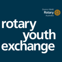 Women's Supply Hoodie with Rotary Youth Exchange logo on front and D9640 icon on back Design