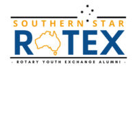 Men's Southern Star ROTEX staple tee - white with full colour logo Design