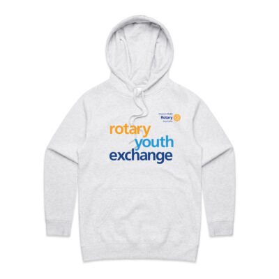 Women's Supply Hoodie with colour Rotary Youth Exchange Logo Thumbnail