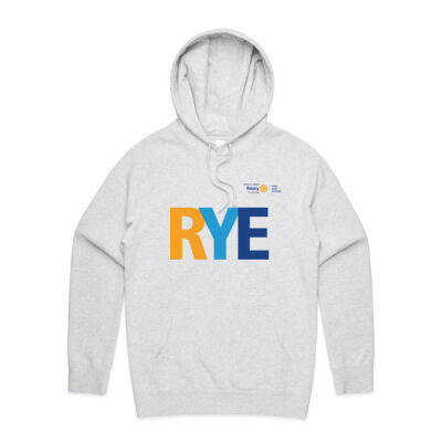 Men's Supply Hoodie with colour RYE logo and D9640 logo Thumbnail