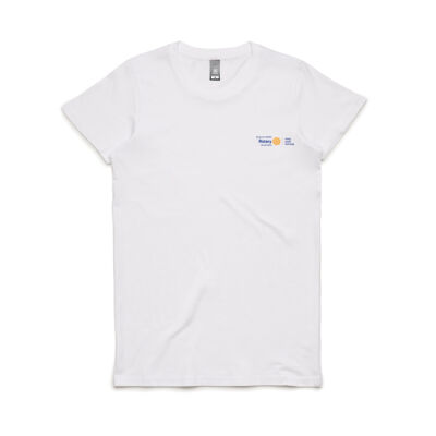 Women's White Maple AS COLOUR Tee with D9640 YEP Logo 2 Thumbnail