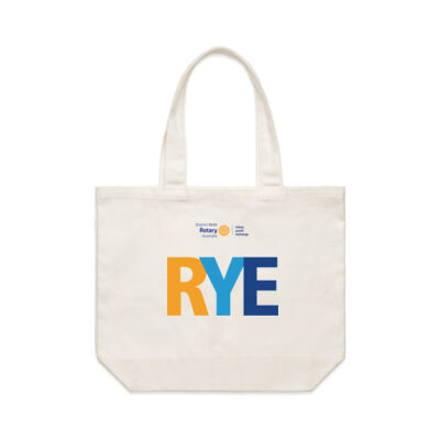Tote Bag with RYE logo and d9640 logo Thumbnail