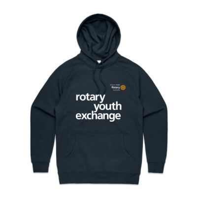 Women's Supply Hoodie with Rotary Youth Exchange logo on front and D9640 icon on back Thumbnail