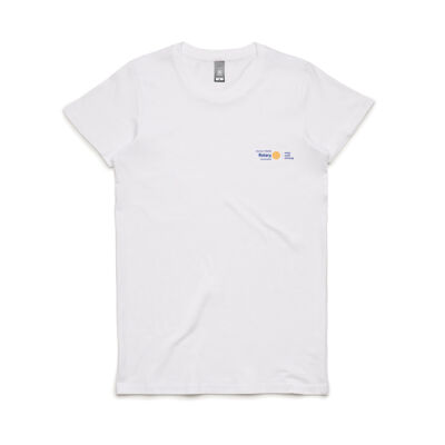 Women's Maple Tee with D9640 Logo on front and Rotary Youth Exchange logo on back Thumbnail