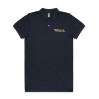 Men's Pique Cotton Polo with embroidered D9640 logo Thumbnail