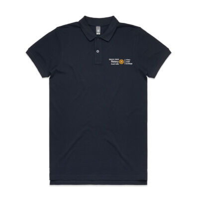Men's Pique Cotton Polo with embroidered D9640 logo Thumbnail