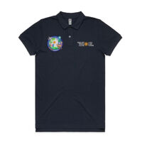 Men's Pique Cotton Polo with embroidered D9640 logo 2 Thumbnail